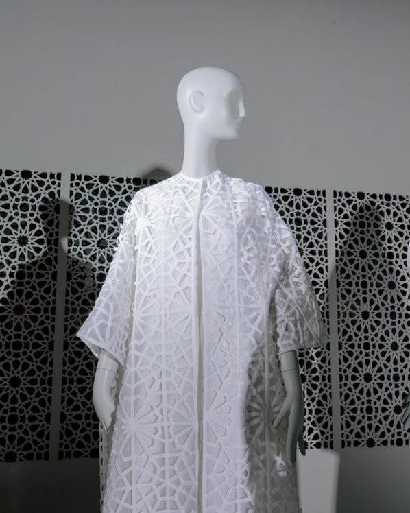 a gown by designer Wadha al Hajri